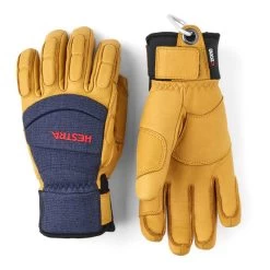 Hestra Vertical Cut Czone Glove -Outdoor Sports Equipment Shop 30190 vertical cut czone 5 finger navy tan copy 09651.1635796601