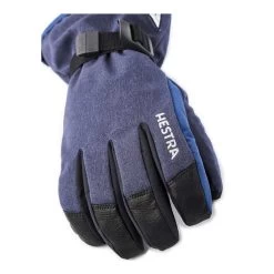 Hestra Women's Powder Gauntlet 5 Finger Glove 9 Hestra Women's Powder Gauntlet 5 Finger Glove -Outdoor Sports Equipment Shop 31650 280 back detail copy 21642.1651420699