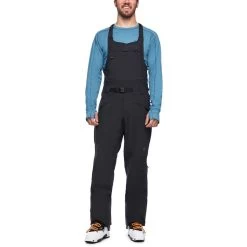 Black Diamond Men's Recon Bib Pants -Outdoor Sports Equipment Shop 741020 0002 MRECONBIBS BLACK OM FRONT 1 54769.1567713065