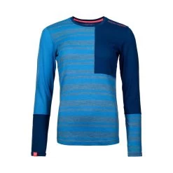 Ortovox Women's 185 Rock'N'Wool Merino Long Sleeve Shirt 8 Ortovox Women's 185 Rock'N'Wool Merino Long Sleeve Shirt -Outdoor Sports Equipment Shop 84152 53601 185 ROCKNWOOL LONG SLEEVE W sky blue B 01 37294.1637050341