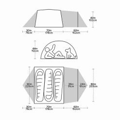 Big Agnes Blacktail Hotel 3 Bikepack Tent -Outdoor Sports Equipment Shop Blacktail Hotel 3 FPHH 20 96672.1613151405