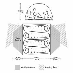 Big Agnes Copper Spur HV UL4 Tent -Outdoor Sports Equipment Shop CP HV UL4 FPHH 20 63589.1596039805