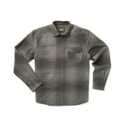 Howler Brothers Harker's Flannel Men's Button-Up 10 Howler Brothers Harker's Flannel Men's Button-Up -Outdoor Sports Equipment Shop F23 Harkers Flannel Roberts Plaid Charcoal Flat WHITE 33461.1692649253