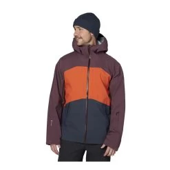 Flylow Malone Ski Jacket - Men's -Outdoor Sports Equipment Shop F23 Malone Jacket Galaxy Sandstone Night Front 58146.1696951205