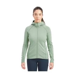 Montane Women's Protium Fleece Hoody -Outdoor Sports Equipment Shop FPROHSAG FEM PROTIUM HOODIE PALE SAGE 1 32347.1678473806