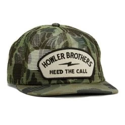 Howler Brothers Unstructured Snapback Hat -Outdoor Sports Equipment Shop Feedstore Camo 58456.1686597958