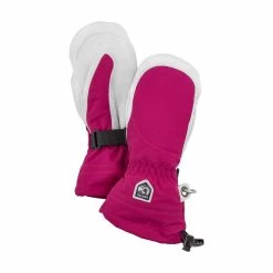 Hestra Women's Heli Ski Mitt -Outdoor Sports Equipment Shop Fuchsia Off White 16269.1570042382