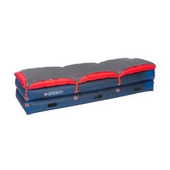 Big Agnes Goosenest Double Decker Inflatable Cot -Outdoor Sports Equipment Shop Goosenest Double Decker 3Q View with Pad and Cover copy 79143.1628116210