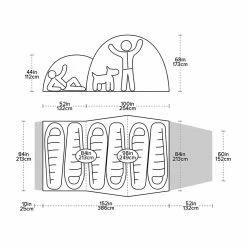Big Agnes Mad House 6 Tent -Outdoor Sports Equipment Shop Mad House 6 FPHH 20 69482.1596038201