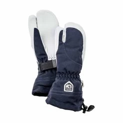 Hestra Women's Heli 3 Finger Glove -Outdoor Sports Equipment Shop Navy Offwhite 84351.1537208533