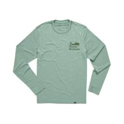 Howler Brothers HB Tech Tee Shirt -Outdoor Sports Equipment Shop S23 HB Tech T Granite Green Flat Front W 84661.1680128185