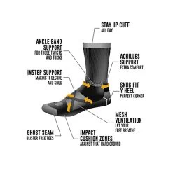 Le Bent Le Lucy Trail Ultra Light 3/4 Crew Running Sock