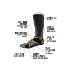 Le Bent Light Cushion Crew Hiking Sock