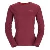 Rab Force Long Sleeve Tee - Women's -Outdoor Sports Equipment Shop Womens Force LS Tee DeepHeather QBL 08 DEH 03056.1652805643