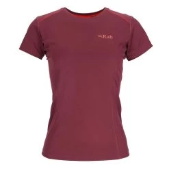 Rab Force Tee - Women's -Outdoor Sports Equipment Shop Womens Force Tee DeepHeather QBL 06 DEH 95264.1652739898