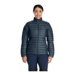 Rab Microlight Down Jacket - Women's -Outdoor Sports Equipment Shop Womens Microlight Jacket OrionBlue QDB 17 ORB DETAIL4 57721.1667944559