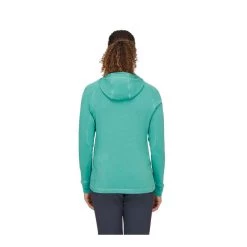 Rab Nexus Hoody - Women's -Outdoor Sports Equipment Shop Womens Nexus Hoody GlacierBlue QFF 71 GLB Model Back 94872.1694461627