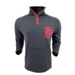 Corbeaux Men's Agent Pullover -Outdoor Sports Equipment Shop agent pullover black burgundy neck open 67913.1608672414